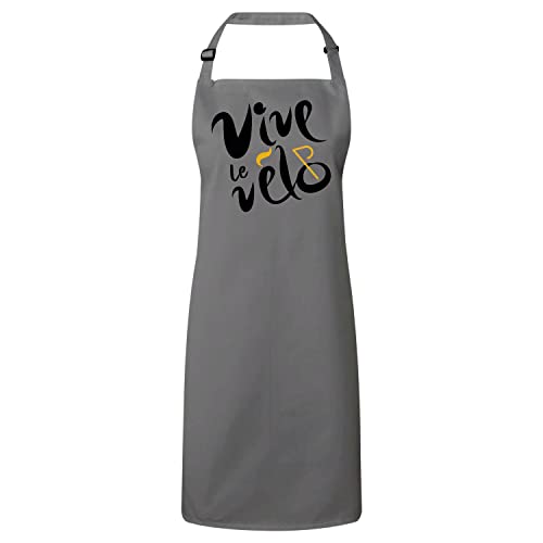 Tablier cuisine gris cyclisme france le cadeau idéal pour fan de vélo de route