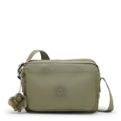 Image of Kipling Women's Abanu Medium Crossbody Bag, Lightweight, Adjustable Nylon Waist Pack with Multi-Compartment Zip Pockets