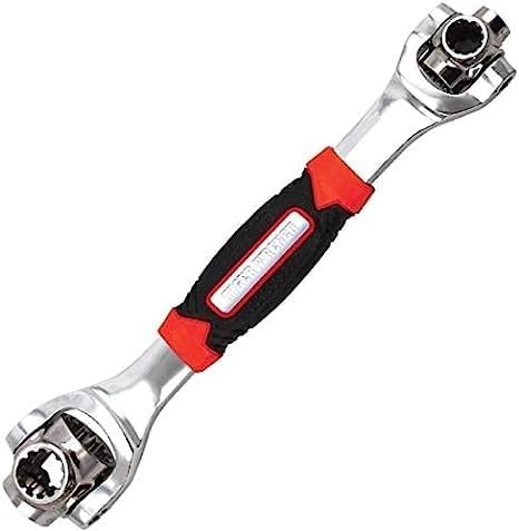 Fiiasa 48-in-1 Tiger Wrench Tools Socket Works with Spline Bolts Torx 360 Degree 6-Point Universal Furniture Car Repair Hand Tool