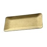 BUGUUYO 金属製収納トレイ タオルプレート ハンカチやジュエリー収納に 食品 スナック デザート用プレート バスルーム キッチン 化粧台用