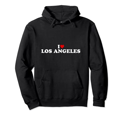 I Love Los Ángeles Heart LA Sudadera con Capucha
