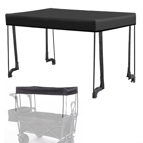 Tenda parasole pieghevole da giardino, carro da spiaggia, per campeggio, picnic, pesca, colore nero