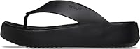 Crocs Women's Getaway Platform Flip, Black, US 9
