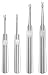 Hyamass 4pcs U V Shaped Stitching Groover DIY Craft Tool Working Hand Leather Edge Skiving Leathercraft Tool Kit