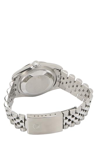 Pre-Loved 18K White Gold & Stainless Steel Mother Of Pearl Datejust 116234 36mm, White4