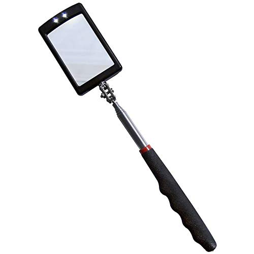 WKBY Espejo de inspección telescópico LED Giratorio 360 para Herramientas Extra de visualización Universal (Model 1)