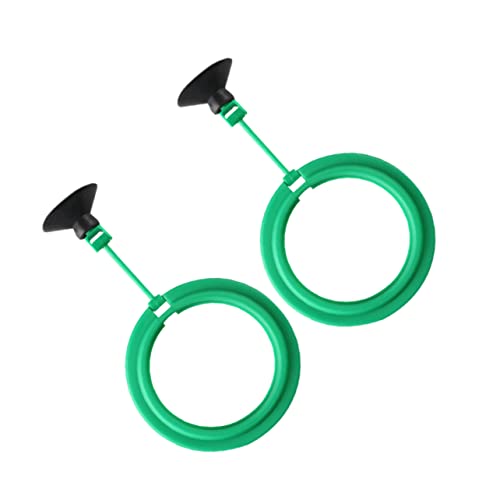 GANAZONO 2pcs Fish Feeding Ring Food Fish Tank Betta Fish Aquarium Fish Feeder Green