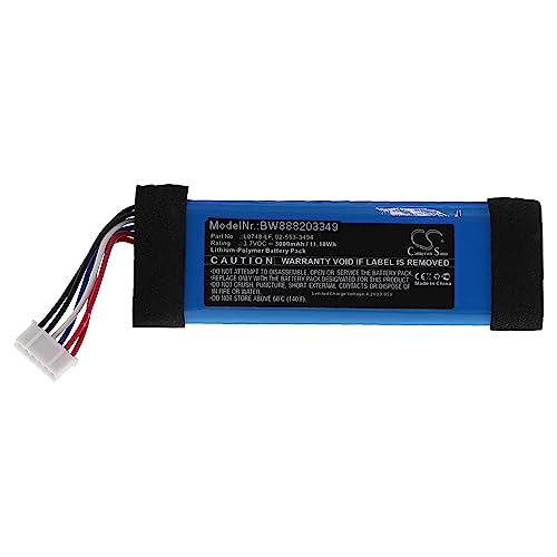 Vhbw Batteria Compatibile Con JBL Xtreme 3 Casse Altoparlanti Speaker 5200mah 74v Li Ion 38017492