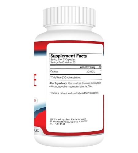 Best Earth Naturals BEN Catalase Supplement