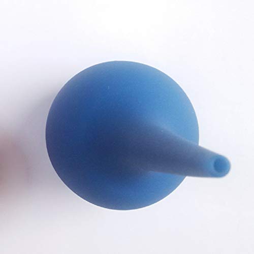 Healifty 75ml Rubber Washing Ear Ball Reinigung Staubabsaugung Blasen Ball (Blau)