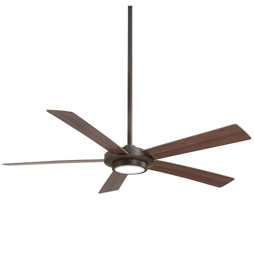 Minka-Aire F745-ORB, Sabot Oil-Rubbed Bronze 52' Ceiling Fan with Light & Remote Control