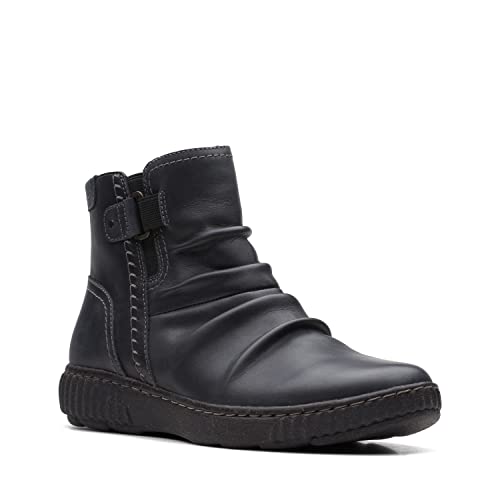 Clarks Carolineorchid Damen-Stiefel, Farbe: Dunkelbraun, Größe:, Schwarzes Leder, 6 UK – Ansicht 4