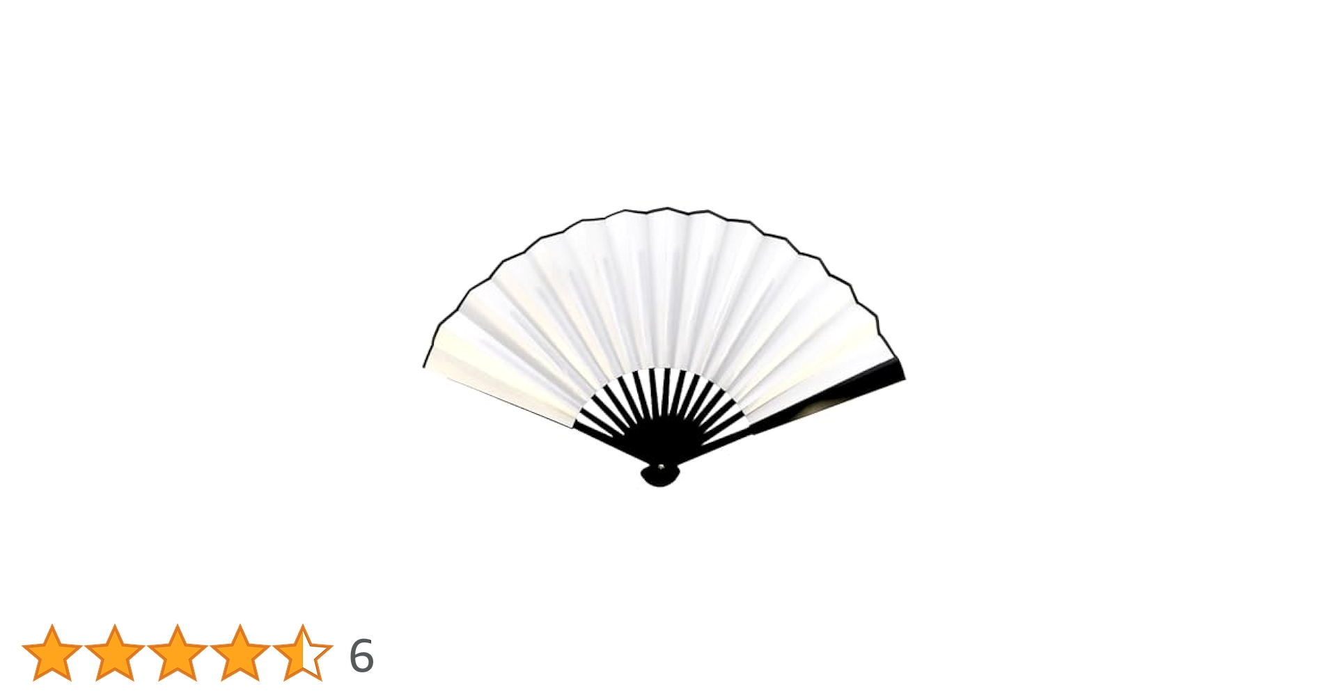 Amazon.co.jp: 飾り扇子 ビッグ 33cm 白 504999 ディスプレイに