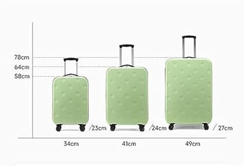 Luggage Travel Gear Foldable Suitcases with Universal Wheels Suitcase Checked Luggage Carry On Luggage(C,28in)2