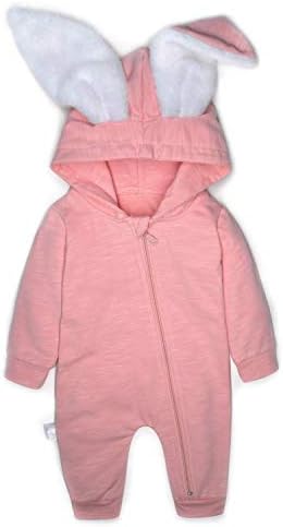 Unisex Baby Baby Rabbit Hoodie Romper -