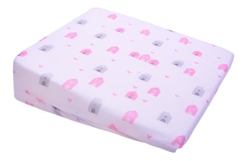 Travesseiro De Bebê Anti Refluxo Confortável Com Fronha 100% Algo...