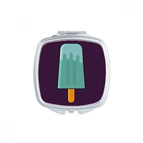 Blue Green Popsicle Sweet Ice Cream Square Compact Makeup Mirror Portable Cute Hand Pocket Mirrors Gift
