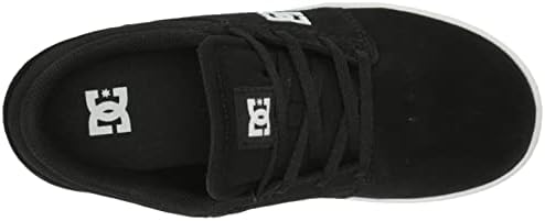 DC Boy's Unisex-Child Crisis 2 Youth Skate Shoe, Black/White, 7 Big Kid | Image 4