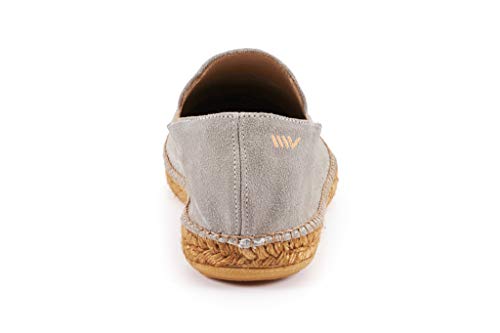 VISCATA Capsasal Suede Espadrilles Handmade Men's Espadrille Flats with Super Soft Suede 100% Natural Jute Midsole Rubber Sole for Extra Comfort for All Casual Occasions 5