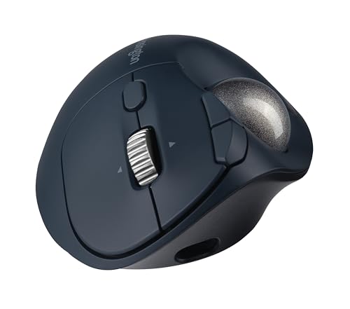 Image of Kensington TB550 Wireless Trackball Mouse, Thumb Operated, Rechargeable, Ergonomic Design (K72196WW), Black
