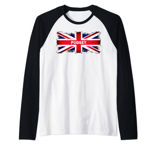 Pudsey UK British Flag Raglan Baseball Tee
