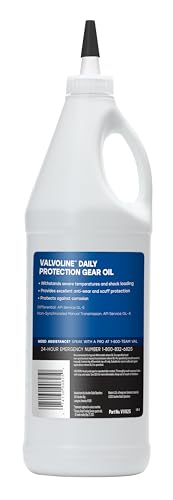 Image of Valvoline High Performance SAE 85W-140 Gear Oil 1 QT, Case of 12