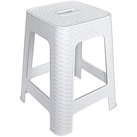 Tabouret Acan en plastique rotin Cover