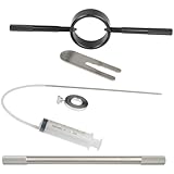 Homeponnew Aluminium-Federspanner-Werkzeug für Motorradgabel-Wartung, kompatibel mit Aprilia für Ducati 2002–2015, umgekehrte Straße für Fahrrad-Vordergabeln (D)