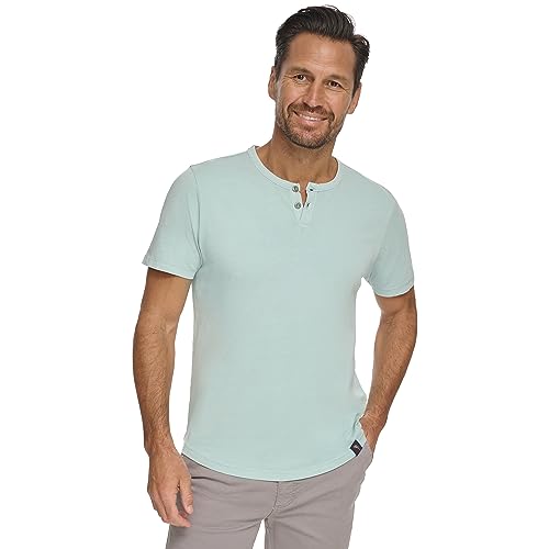Margaritaville Men's Island Reserve Short Sleeve T Shirt Henley2