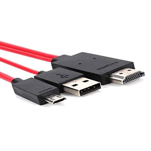 Image of TV AV Cable Micro USB MHL to HDMI HDTV Adapter for Samsung Note 2 3 S3 S4