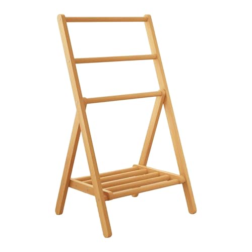 AFXGUSD Perchero plegable, portátil y práctico para colgar ropa con almacenamiento para sala de estar y hogar