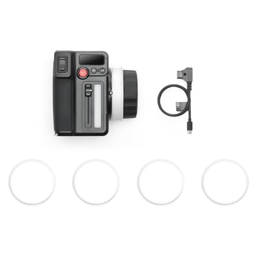 Contenuto della confezione: Unità manuale per Focus Pro × 1, Cavo di alimentazione da D-TAP a USB-C (50 cm) × 1, Anello di marcatura per messa a fuoco sostituibile × 4