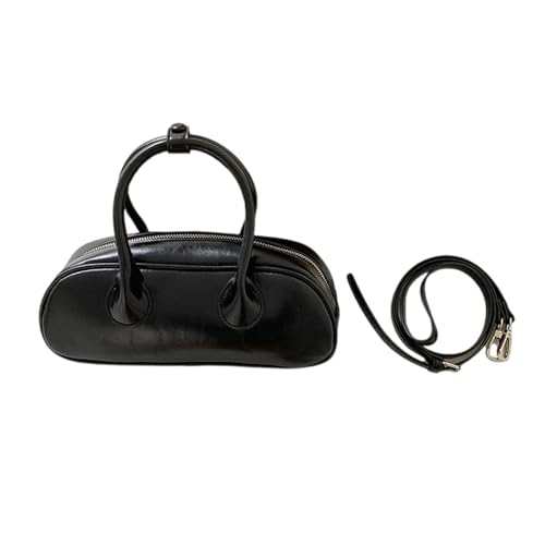 Sac à main en cuir synthétique noir résistant à l'eau pour organiser vos effets personnels