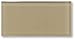 Sample Color Swatch of Sandy Beach Brown 3x6 Glass Subway Tile