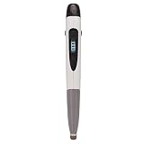 ADITAM Pocket Pen Mouse, Mouse Ottico Wireless con Penna con Ricevitore USB, Mouse ergonomico da 1600 DPI per PC Laptop Notebook (Bianco) Double The Comfort