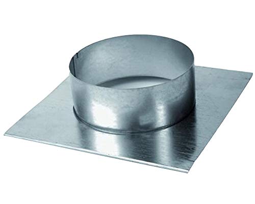 Preisvergleich Produktbild Stutzenblech 23x23 mit Anschluss 150mm
