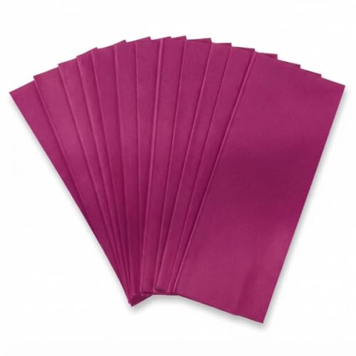 ProKart Flower Making Duplex Wrinkled Stretchable Crepe Paper for DIY Flower Making and Wrapping - (Pack of 6 Sheets) (Magenta)