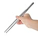 Toothed Tweezers Barbecue Stainless Steel Long Food Tongs Straight Home Tweezer Garden Kitchen BBQ Tool 5 Sizes Industrial tweezers(16cm)