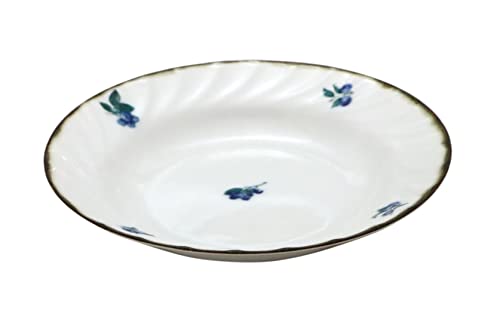 キャッスルエンタープライズ 昭和レトロな浪漫食器シリーズ 【21p スープ皿】(果実ブルーベリー)1枚