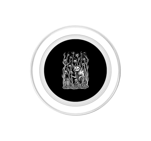 Moth dark cottagecore PopSockets para MagSafe y sujeción de hongo goth 2