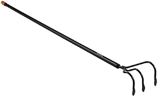 Fiskars Kultywator, Dla optymalnego przygotowania i pielęgnacji ziemi, Długość: 164 cm, Szerokość: 12 cm, Czarno-pomarańczowy,Solid, 1016034