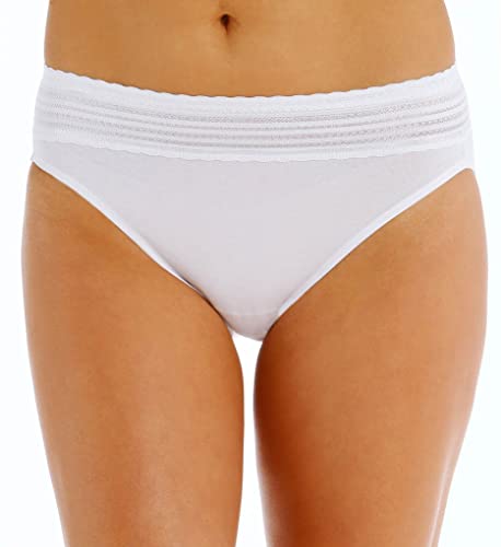 Image of Warner's womens No Pinching No Problems Dig-free Comfort Waist With Lace Cotton Hi-cut Rt2091p