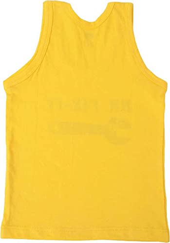 Image of Chillmun Sleeveless Printed Multi-Coloured Vest for Boy's (Pack of 6)