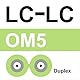 10Gtek LC to LC OM5 Fiber Patch Cable - 10Gb/Gigabit Multi-Mode Jumper Duplex 50/125μm LSZH Fiber Optic Cord, Green, 0.5-Meter(1.64-ft)