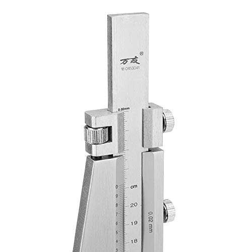 EsportsMJJ 0-200mm/0-300mm gama acero vernier calibrador de altura con soporte medida regla herramientas - B