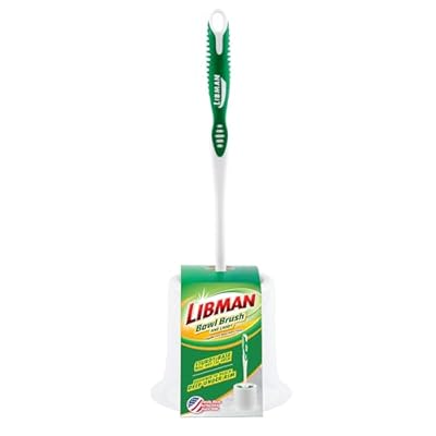 Libman Plastic Brush and Caddy Toilet Bowl 1 CT