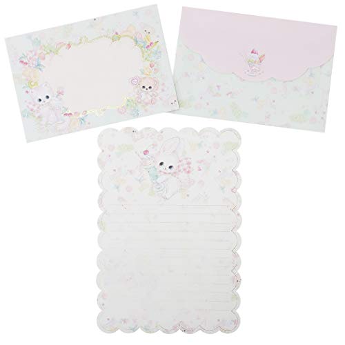 [レターセット]飴ノ森ふみか お手紙セット/フルーツ クローズピン かわいい ガーリーイラスト グッズ 通販