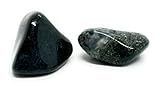Trommelsteine, Edelsteine, Handschmeichler, Heilsteine (2 Stk) - verschiedene Steine wählbar (z.B. Amethyst, Jaspis, Tigerauge, Mondstein, Aventurin u.a.) - 2er Set (Moosachat)