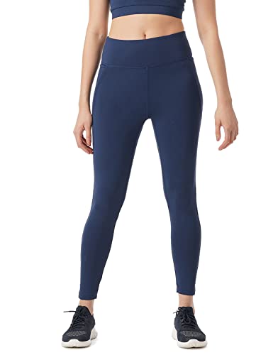 Image of PUMP'D Women's Stretchable Leggings -Two Deep Side Pockets, Ankle Length, Lightweight, Anti-Odor, Squat Proof, Dry Tech, Ultra Soft Seams