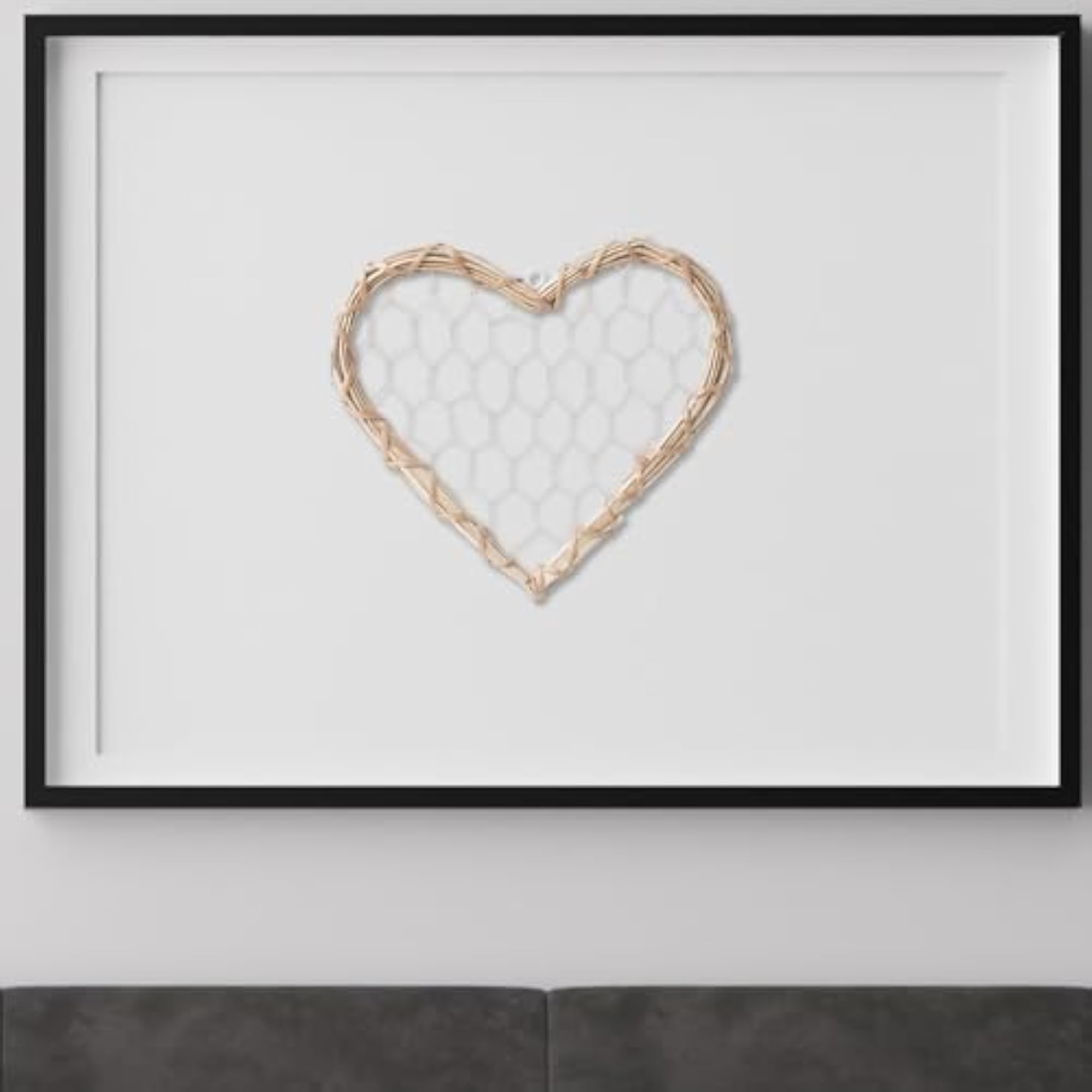 Heart Shaped DIY Photo Decoration Wall Grid Panel